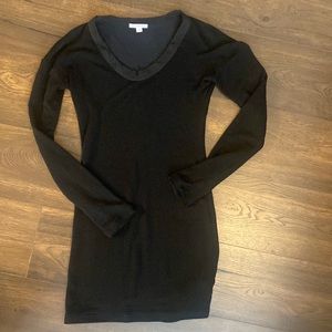 James perse long sleeve mini dress size 2